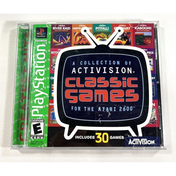 A Collection of Classic Games for the Atari 2600 PlayStation 1 Tested - Picture 1 of 9